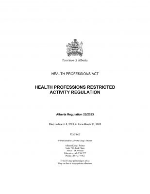 Health Professions Restricted Activity Regulation_Page_01